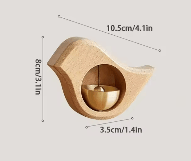Sinos de Vento de Madeira para Porta