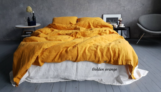 Duvet de Linho - King 270x240 cm - Ferrugem