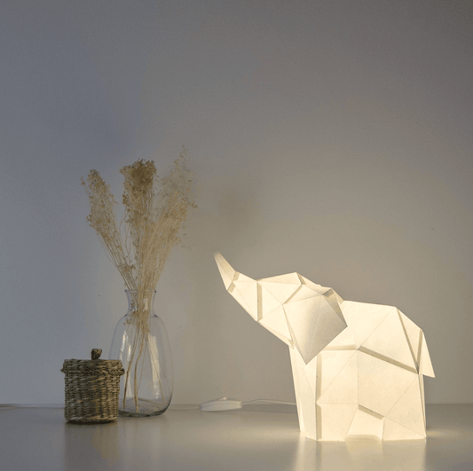 Luminária de PapelCraft Elefante DIY - Stoa Design 